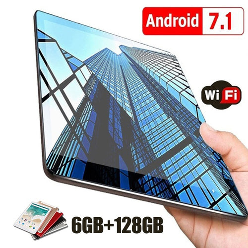 2019 New WiFi android tablet 10 Inch Ten Core 4G Network Android 7.1 Buletooth Call Phone Tablet Gifts(RAM 6G+ROM 16G/64G/128G)