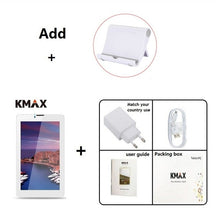 Load image into Gallery viewer, KMAX 7 inch 3G Phone Call Tablets pc Android 8.1 SIM IPS Quad Core usb wifi bluetooth cheap phablets 16GB Mini pad case 8 10.1