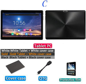 2019 MT6753 10.1' the Tablet Android 9.0 8 Core 6GB + 64GB  ROM Dual Camera 5MP SIM Tablet PC Wifi mirco Usb GPS bluetooth phone