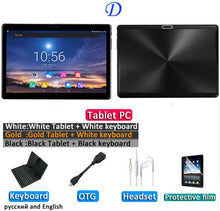 Load image into Gallery viewer, 2019 MT6753 10.1&#39; the Tablet Android 9.0 8 Core 6GB + 64GB  ROM Dual Camera 5MP SIM Tablet PC Wifi mirco Usb GPS bluetooth phone
