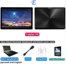 Load image into Gallery viewer, 2019 MT6753 10.1&#39; the Tablet Android 9.0 8 Core 6GB + 64GB  ROM Dual Camera 5MP SIM Tablet PC Wifi mirco Usb GPS bluetooth phone