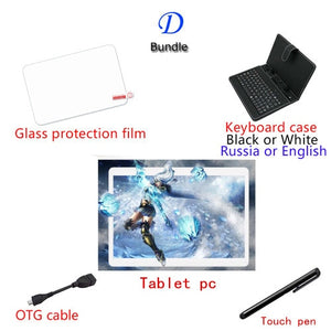 2019 CP9 2.5D IPS tablet PC 3G Android 9.0 Octa Core Google Play The tablets 6GB RAM 64GB ROM WiFi GPS 10' tablet Steel Screen